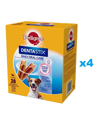 PEDIGREE DentaStix (małe rasy) przysmak dentystyczny dla psów 112 szt. - 16x110g