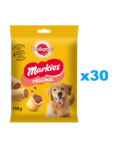 PEDIGREE Markies Original chrupiące ciasteczka dla dorosłych psów 30x150g