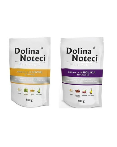 DOLINA NOTECI Premium Bogata w mięso MIX smaków 10x500g