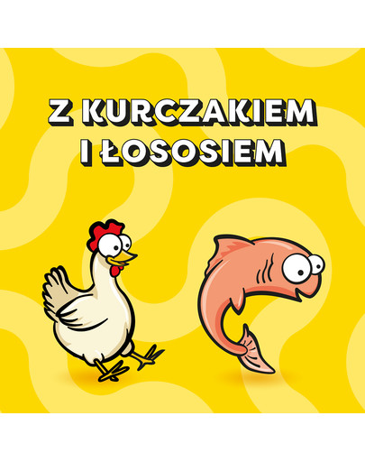 DREAMIES Creamy MEGA PACK karma uzupełniająca z kurczakiem i z łososiem 12x10 g