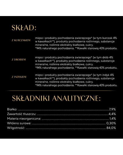 SHEBA Fresh Fine MEGAPACK saszetki 50x50 g mokra karma dla kotów w sosie, z kurczakiem, z drobiem, z indykiem