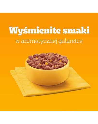 PEDIGREE Adult puszka 400 g mokra karma pełnoporcjowa dla dorosłych psów, z mieszanką wołowiny i wątróbki, w galaretce