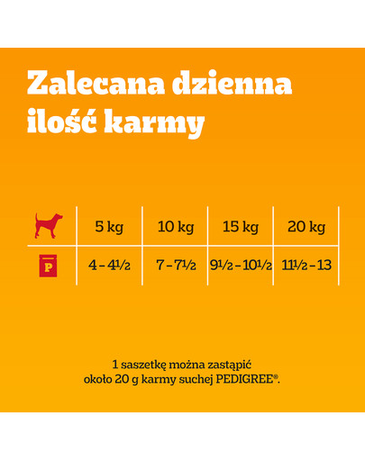 PEDIGREE Adult Wybór Smaków saszetki 40x100 g mokra karma pełnoporcjowa dla dorosłych psów, z mieszanką wołowiny i wątróbki, z kurczakiem, z rybą, z drobiem, w galaretce
