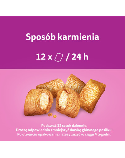 WHISKAS Anti-Hairball 50 g przysmaki odkłaczające dla dorosłych kotów