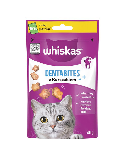 Dentabites 40 g dentystyczny przysmak dla dorosłych kotów