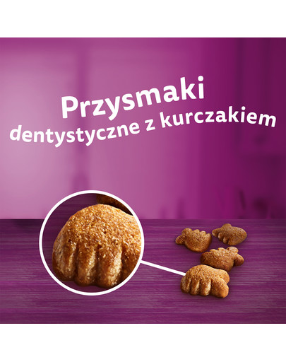 WHISKAS Dentabites 40 g dentystyczny przysmak dla dorosłych kotów
