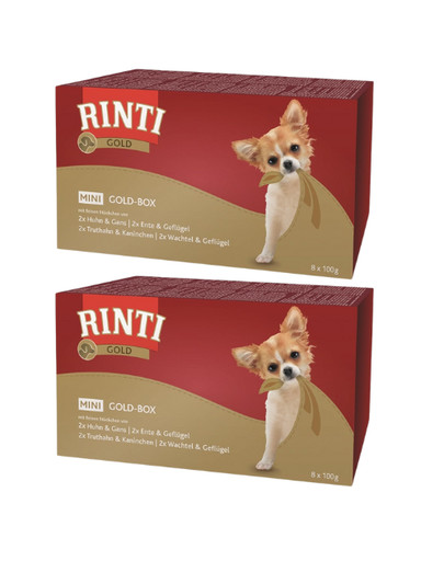 RINTI Gold Mini tacka 100 g dla psów ras małych