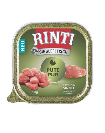 RINTI Singlefleisch tacka 150g monoproteinowa karma dla dorosłych psów