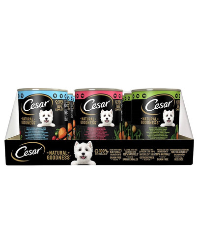 CESAR Natural Goodness mokra karma dla psa 12 x 400 g puszki