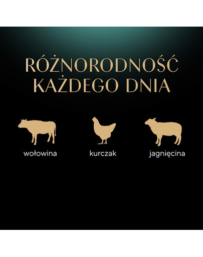 SHEBA Fresh & Fine saszetki 6x50 g mokra karma dla kotów w sosie z wołowiną, z kurczakiem, z jagnięciną