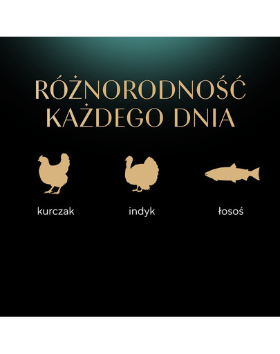 SHEBA Fresh & Fine saszetki 6x50 g mokra karma dla kotów w sosie z kurczakiem, z łososiem, z indykiem