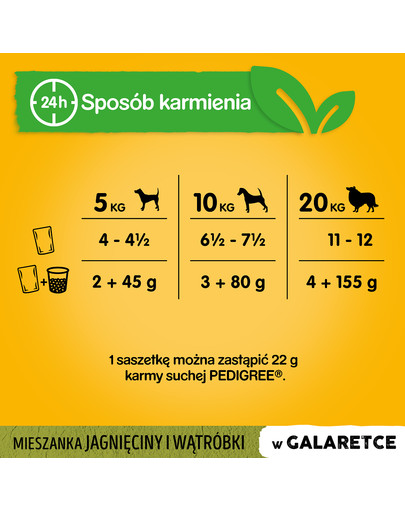 PEDIGREE Adult 100 g saszetka w galaretce dla dorosłych psów