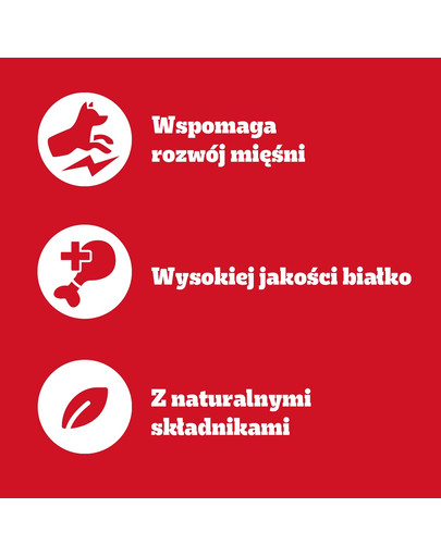 PEDIGREE Adult Protein+ saszetki 4x85 g mokra karma pełnoporcjowa dla dorosłych psów z mieszanką wołowiny i wątróbki, z kurczakiem i wołowiną, z indykiem i kurczakiem, z kaczką i kurczakiem w galaretce