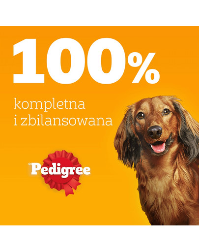 PEDIGREE Senior Wybór Smaków saszetki 12x100 g mokra karma pełnoporcjowa dla dorosłych psów z mieszanką wołowiny i wątróbki, z kurczakiem, z mieszanką jagnięciny i wątróbki, z drobiem w galaretce