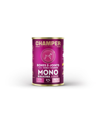 CHAMPER Bones Joints monobiałkowa karma dla psa 400 g