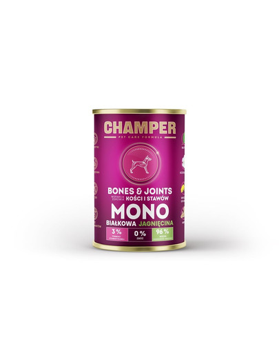 CHAMPER Bones Joints monobiałkowa karma dla psa 400 g