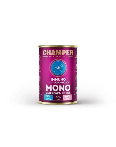CHAMPER Immuno monobiałkowa karma dla psa 400 g