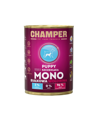 Puppy Wołowina monobiałkowa karma dla szczeniąt 400 g