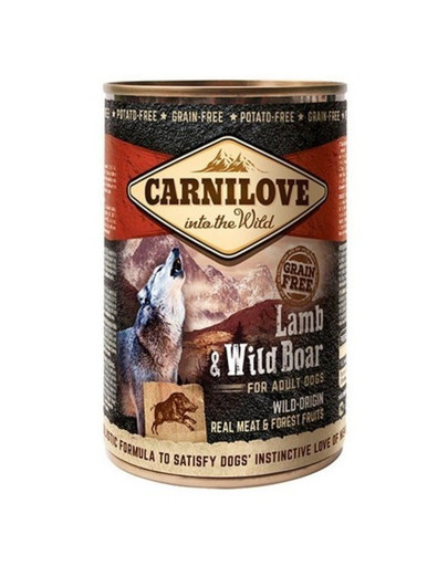 CARNILOVE Wild Meat 400 g bezzbożowa karma dla dorosłych psów