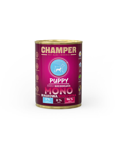 Puppy Wołowina monobiałkowa karma dla szczeniąt 400 g