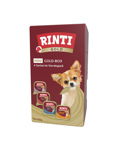 RINTI Gold Mini tacka 100 g dla psów ras małych