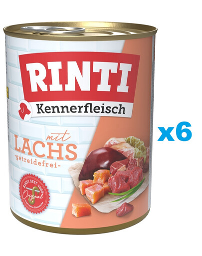 RINTI Kennerfleisch Salmon łosoś 6x800 g