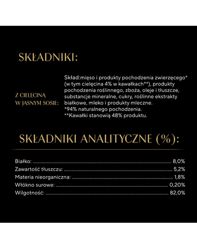 SHEBA Sauce Collection tacka 85 g w sosie kawałki z cielęciną