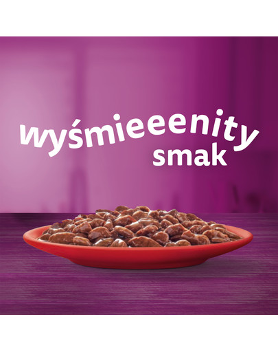 WHISKAS Adult saszetka 4x85g mokra karma dla dorosłych kotów w sosie