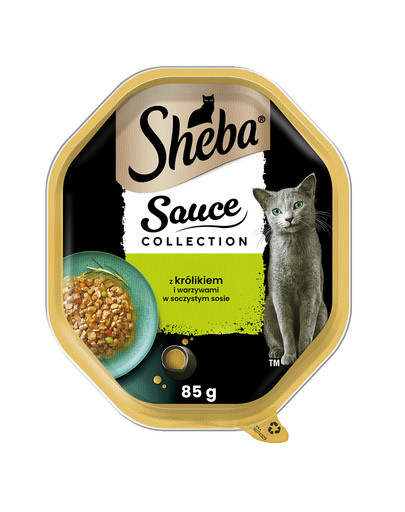 SHEBA Sauce Collection tacka 85 g w sosie kawałki z cielęciną