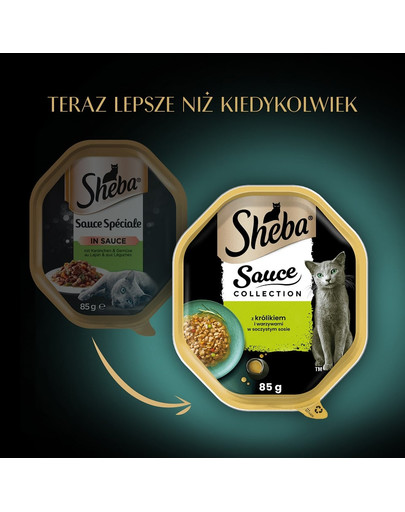 SHEBA Sauce Collection tacka 85 g w sosie kawałki z cielęciną