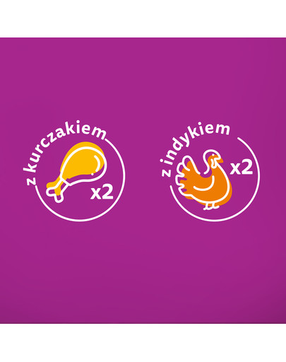 WHISKAS Pure Delight Adult saszetka 4 x 85 g mokra karma dla kotów