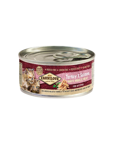 Kitten Turkey and Salmon 100g indyk i łosoś mokra karma dla kociąt