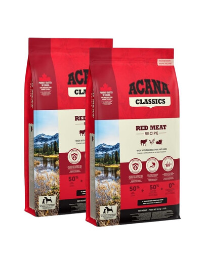 ACANA Classic Red Meat karma sucha 2x14,5 kg
