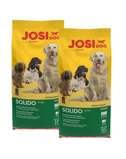 JOSERA JosiDog Solido karma dla psów mało aktywnych 2x15 kg