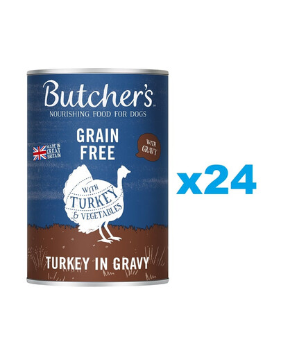 BUTCHER'S Original Recipe in Gravy 24x400g w sosie dla psa