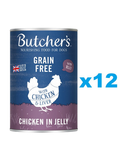 BUTCHER'S Original Recipe in Jelly 12x400g w galaretce dla psa