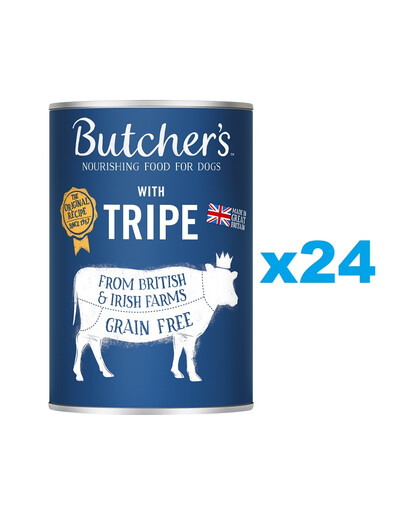 BUTCHER'S Original Tripe 24x400g pasztet dla psa