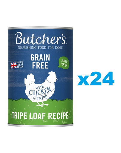 BUTCHER'S Original Tripe 24x400g pasztet dla psa