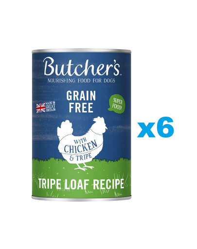 BUTCHER'S Original Tripe 6x400g pasztet dla psa