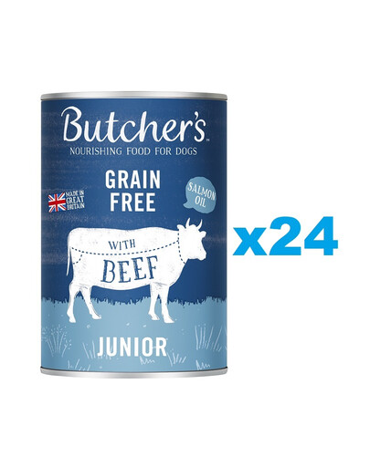 BUTCHER'S Original Junior 24x400g w galaretce dla szczeniąt
