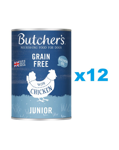 BUTCHER'S Original Junior 12x400g w galaretce dla szczeniąt
