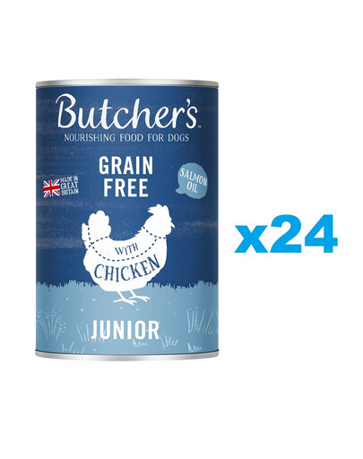 BUTCHER'S Original Junior 24x400g w galaretce dla szczeniąt