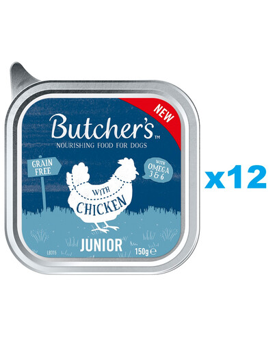 BUTCHER'S Original Junior 12x150g pasztet dla szczeniąt