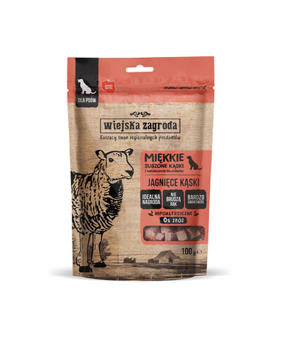 Jagnięce kąski przysmak dla psa 100 g