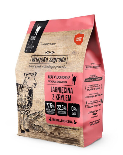 Jagnięcina z krylem karma dla kotów 400 g