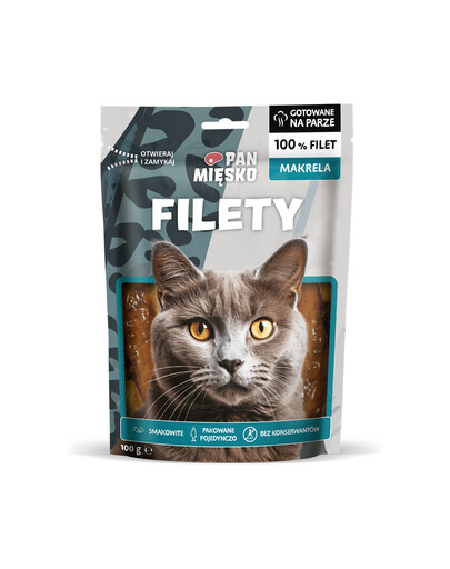 Filety Makrela przysmak dla kota 100 g
