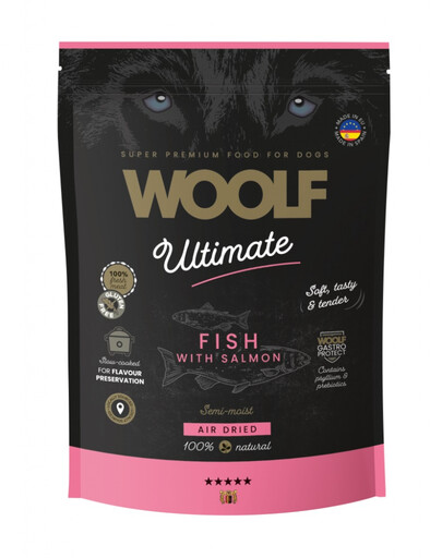 Ultimate Soft Adult Dog Fish with Salmon 1 kg bezzbożowa półwilgotna karma z rybą i łososiem dla psów