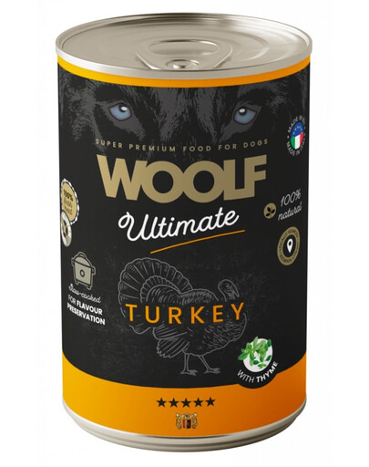 WOOLF Ultimate Adult Dog 400g wilgotna karma dla psów