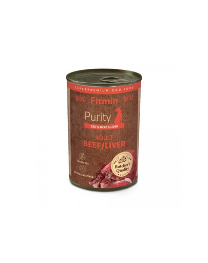 Purity Adult Dog Beef with liver 400g wołowina z wątróbką dla psów