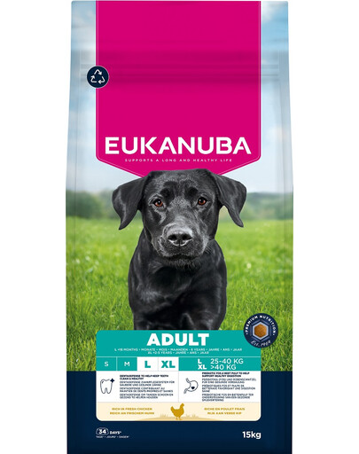 Adult Large Breeds Chicken 15 kg sucha karma dla psów dużych ras bogata w świeżego kurczaka